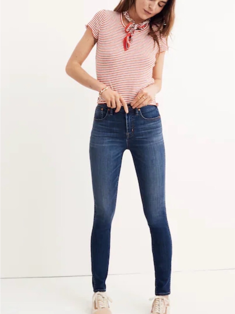 Madewell 10" High-Rise Skinny Jeans - Size 30